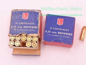 Lapua / Finnland Pistolenmunition 6,35mmBrowning/.25ACP