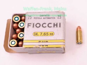 Fiocchi - Italien Pistolenmunition 7,65mmBrowning/.32ACP