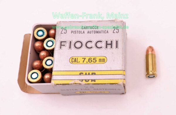 Fiocchi - Italien Pistolenmunition 7,65mmBrowning/.32ACP