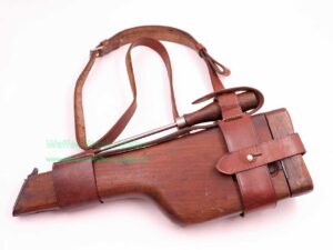 Mauser - Oberndorf Anschlagsschaft C96 mit Beriemung