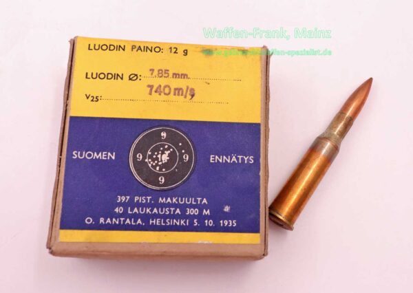 Lapua / Finnland Büchsenpatronen 7,62x53R/ Russ.