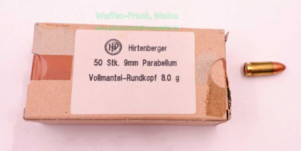 Hirtenberger / Österreich Pistolenmunition 9mmLuger