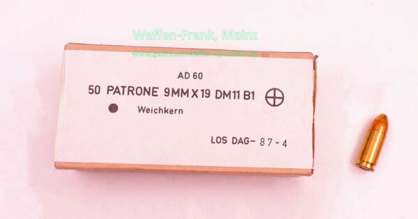 Dynamit Nobel Pistolenmunition 9mmLuger