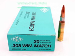 MEN-Metallwerke Elisenhütte Büchsenpatronen .308Win Match