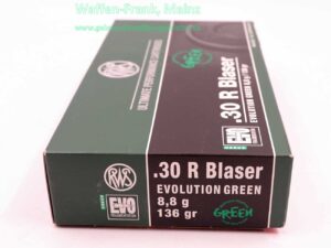 RWS (WZd.Fa.Rottweil) Büchsenpatronen .30R Blaser Evo Green