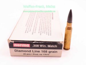Norma Lagerrest mit 25 Patronen .308Win Match
