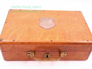 Deutsch Diverse Feuerstutzen Munitionskoffer aus Holz