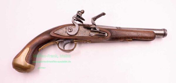 Spanisch - Herst. unbekannt Steinschlosspistole Napoleon 11,5mm/45