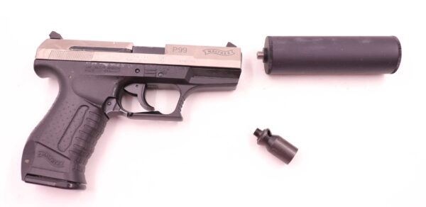 Walther - Ulm P99 Duotone 9mmP.A.K. – Bild 3