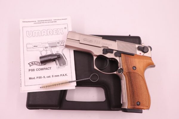 Walther - Ulm P88-9 Compact Luxus verchromt 9mmP.A.K.