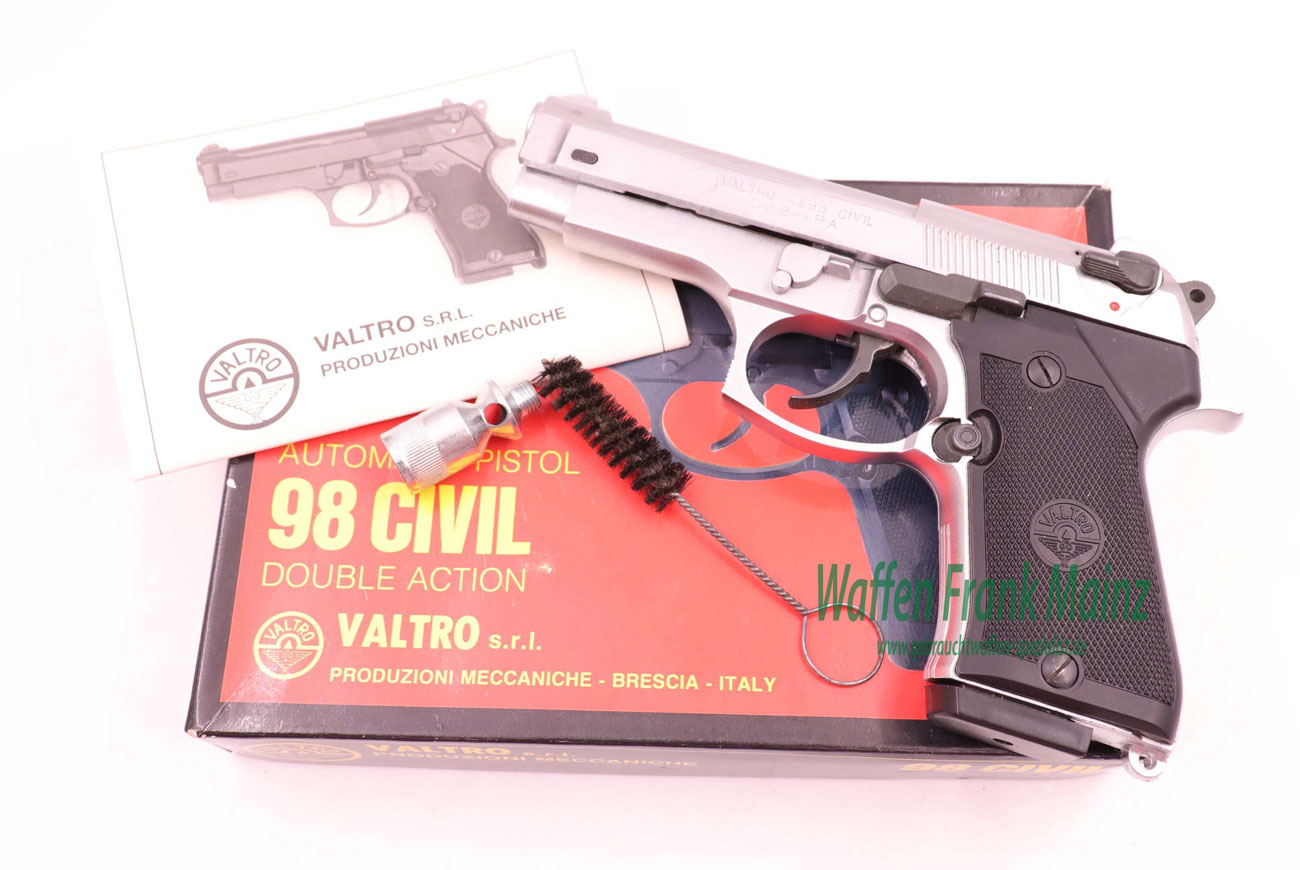 Valtro Mod. 98 Civil verchromt 9mmP.A.K.