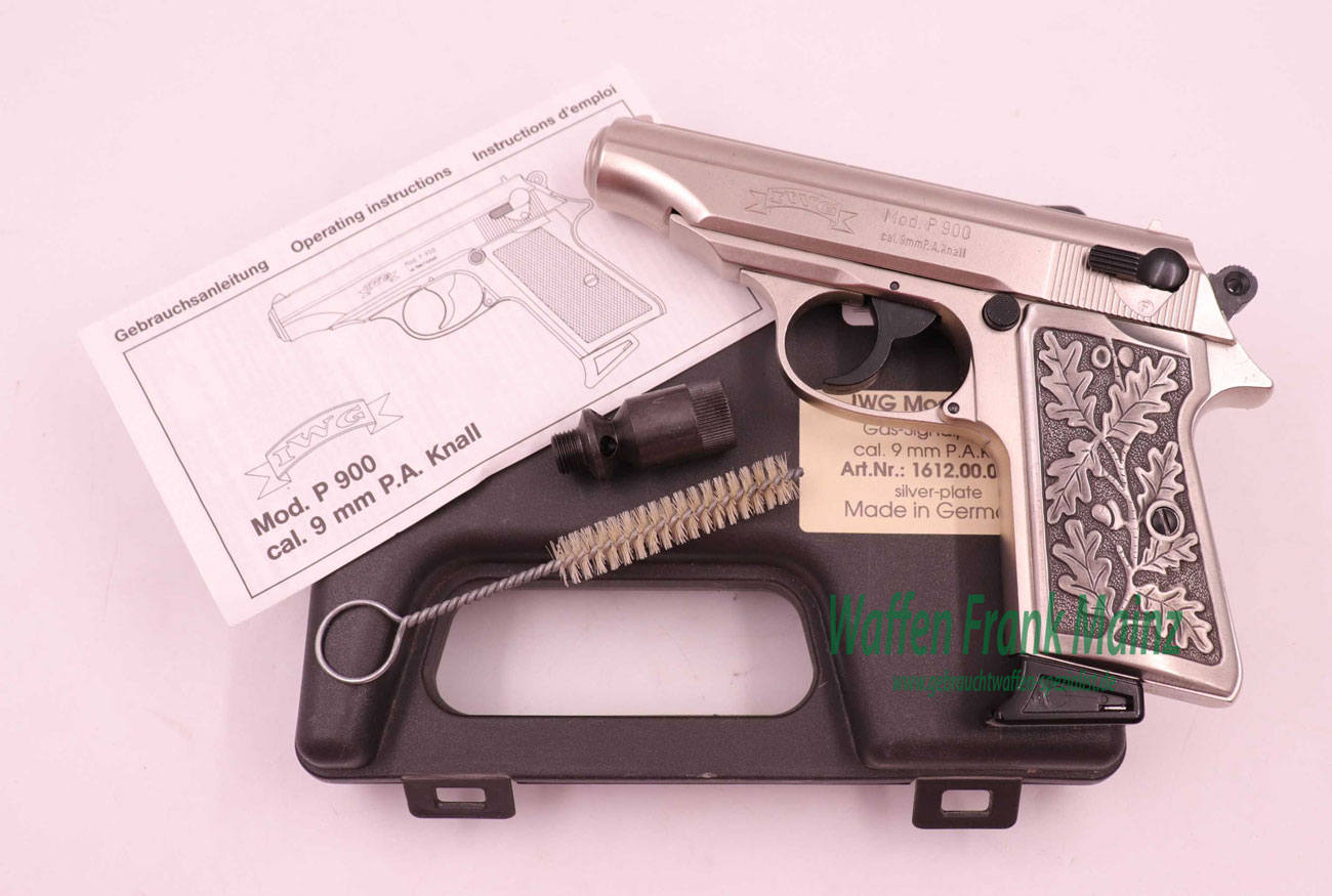 IWG, Deutschland P900 Luxus, vernickelt 9mmP.A.K.