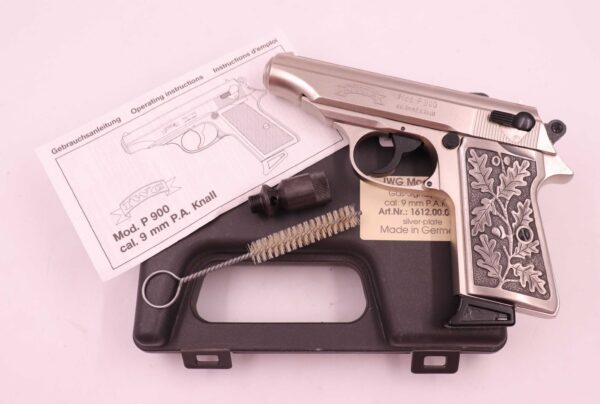 IWG, Deutschland P900 Luxus, vernickelt 9mmP.A.K.