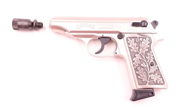 IWG, Deutschland P900 Luxus, vernickelt 9mmP.A.K. – Bild 2