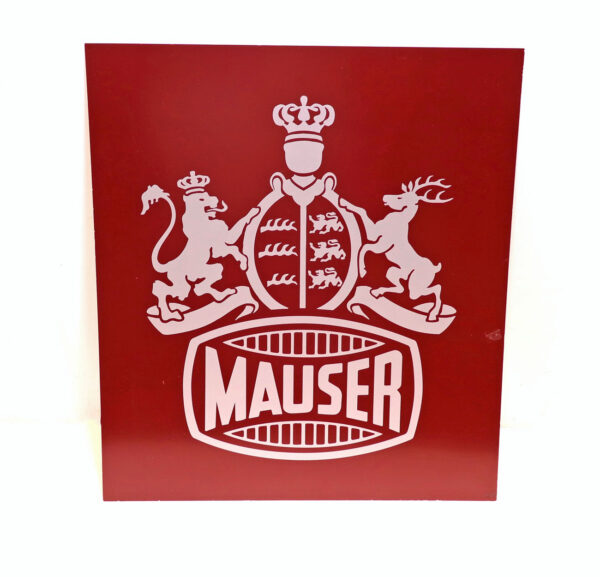 Mauser Werbetafel