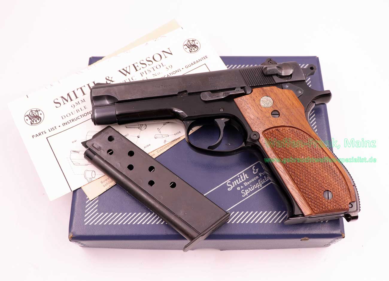 Smith u. Wesson - USA Mod. 39-2 9mmLuger – Bild 3