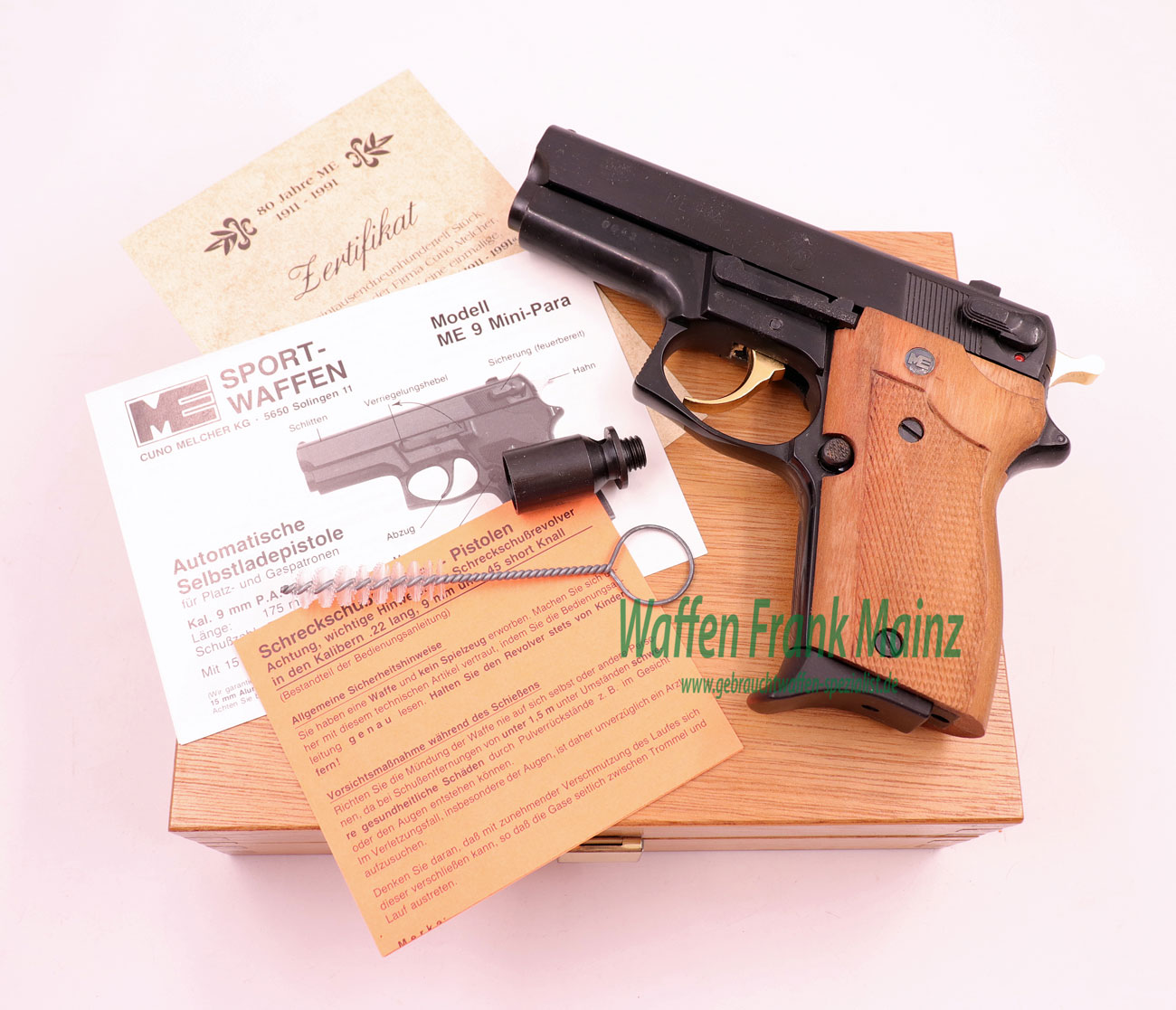 Melcher Cuno, Solingen Mod. ME 9 Mini-Para 9mmP.A.K.