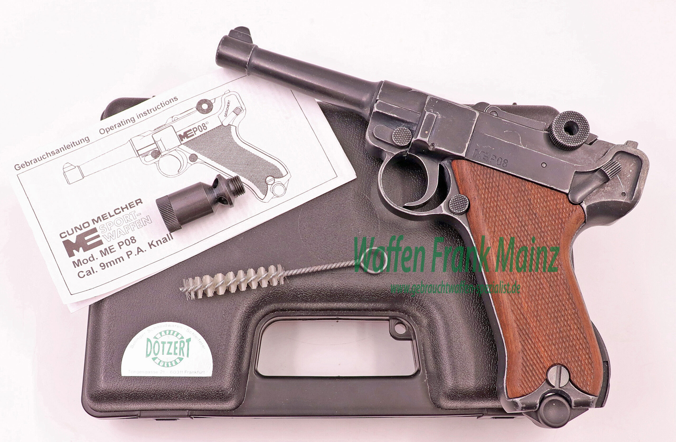 Melcher Cuno, Solingen Mod. P08 9mmP.A.K. – Bild 3