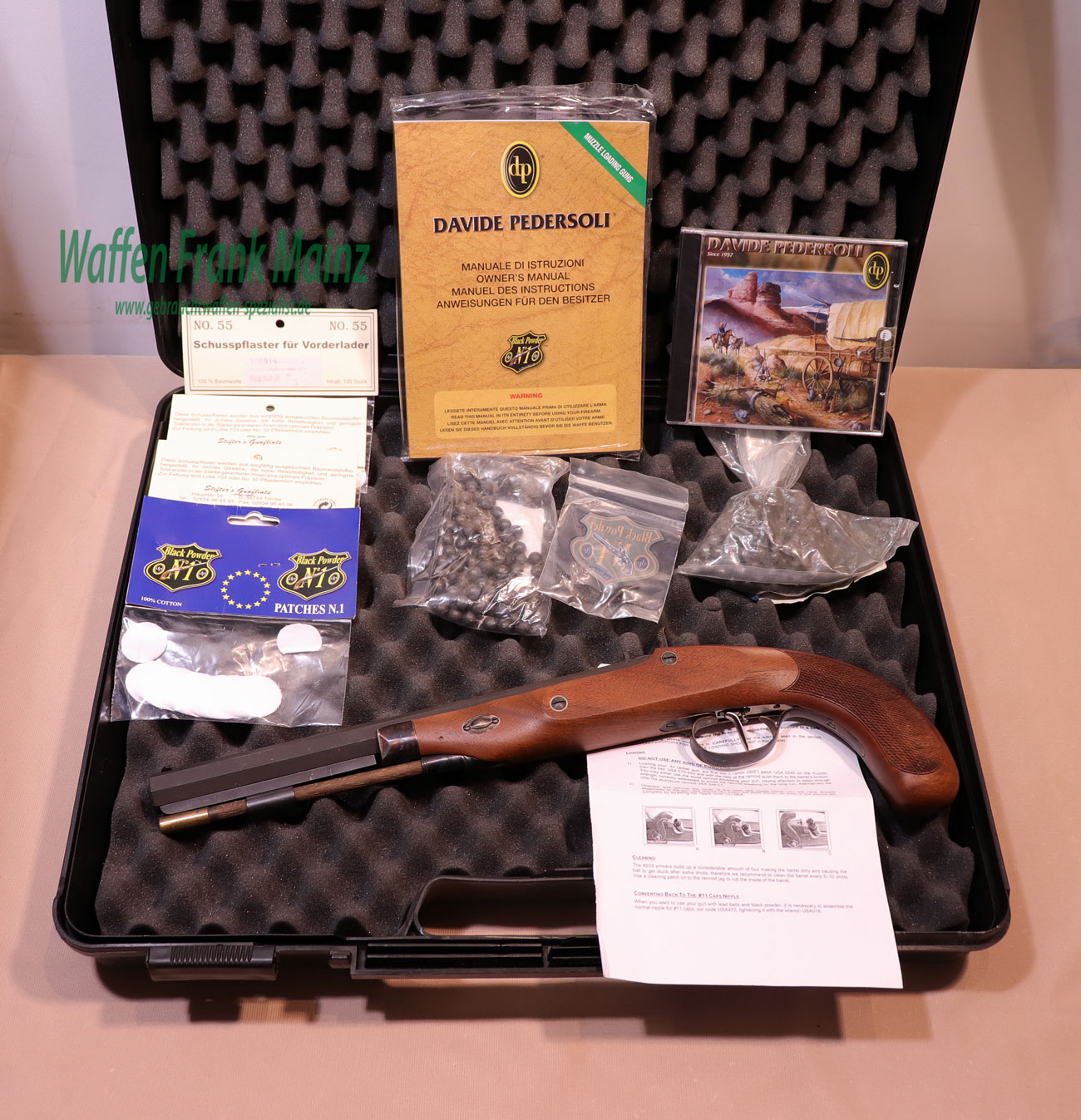 Pedersoli Gardone/Italien Mod. Charles Moore Target .36 (black powder)