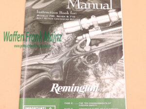 Remington - USA Bedienungsanleitung Remington Mod. 700, Seven & 710