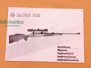 Sauer u. Sohn/Eckernförde Bedienungsanleitung Mod. 202