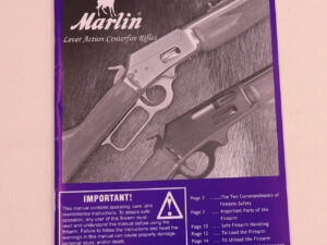 Marlin - USA Bedienungsanleitung