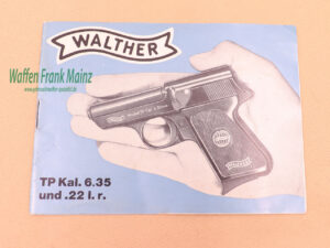 Walther - Ulm Bedienungsanleitung Mod. TP