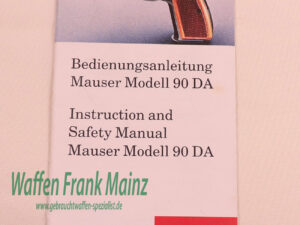 Mauser Bedienungsanleitung Mod. 90 DA
