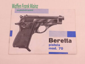 Beretta - Gardone/Italien Bedineungsanleitung Mod. 70
