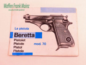 Beretta - Gardone/Italien Bedienungsanleitung Mod. 70