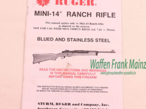 Ruger - USA Bedienungsanleitung Mini-14