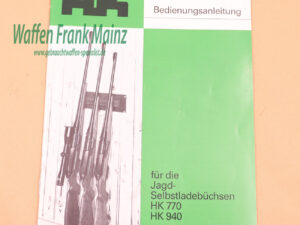 Heckler & Koch - Oberndorf Bedienungsanleitung  770/940