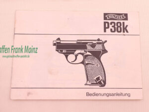 Walther - Ulm Bedienungsanleitung P38k