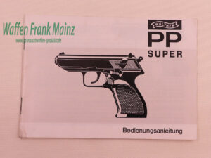 Walther - Ulm Bedienungsanleitung PP Super