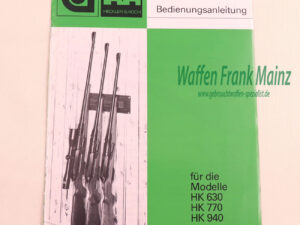 Heckler & Koch - Oberndorf Bedienungsanleitung630/770/940