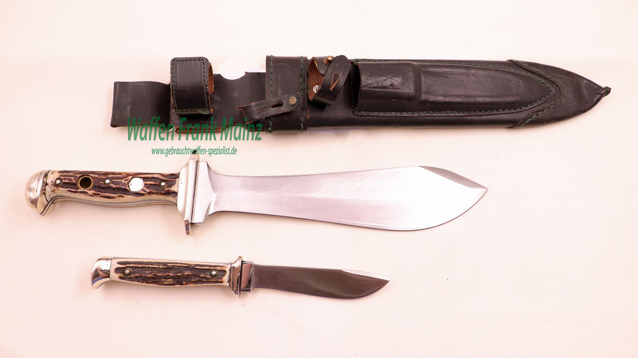 Puma - Solingen Waidbesteck m. nummerngleichem Nicker, mit Scheide (#3588) – Bild 2