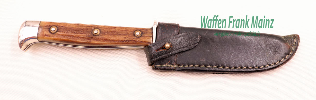 Puma - Solingen kl. Jagdnicker - vom Waidblatt mit Scheide – Bild 3