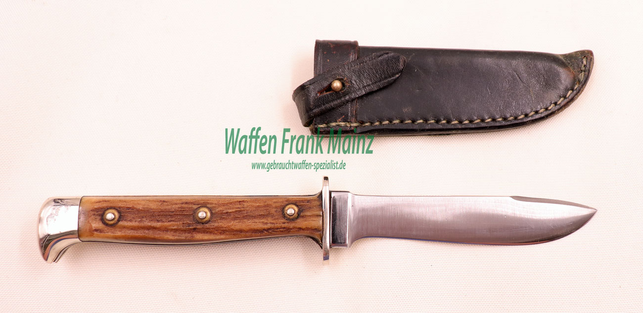 Puma - Solingen kl. Jagdnicker - vom Waidblatt mit Scheide – Bild 2