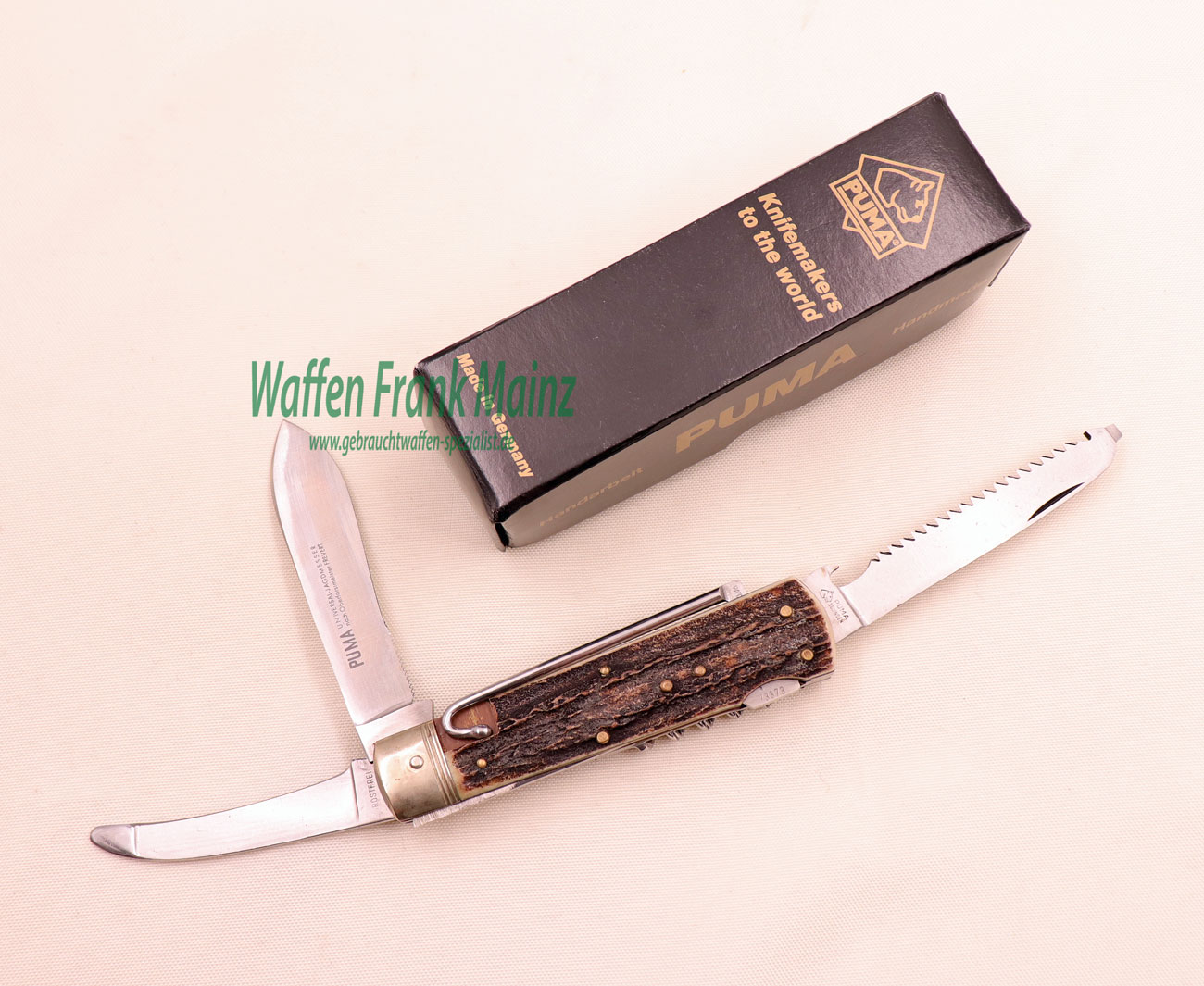 Puma - Solingen Jagdklappmesser Mod. 959 5-teilig