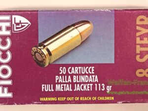 Fiocchi - Italien Pistolenpatronen 8 mm STEYR