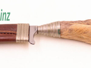 Solinger Herstellung Rehwappen Jagdnicker mit Steckscheide