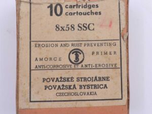 Sellier & Bellot CZ Büchsenpatronen 8x58R/SSC