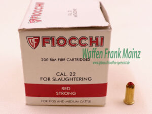 Fiocchi - Italien Viehbetäubung (starke Ladung) .22 Knall