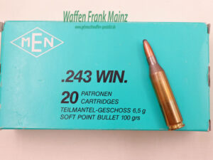 MEN-Metallwerke Elisenhütte Büchsenpatronen .243 Win.