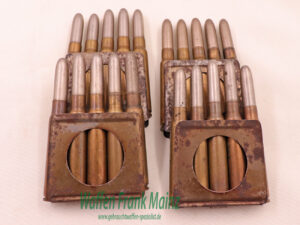 Deutsch Diverse Patronen im Laderahmen 8x57J