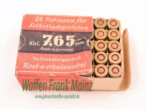 DWM, Berlin Pistolenmunition 7,65mm Browning/.32 ACP