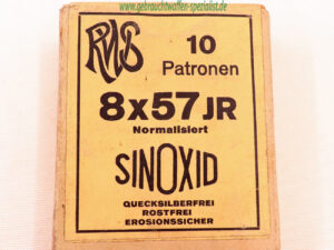 RWS (WZd.Fa.Rottweil) Büchsenpatronen 8x57JR