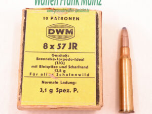 DWM, Karlsruhe Büchsenpatronen 8x57JR
