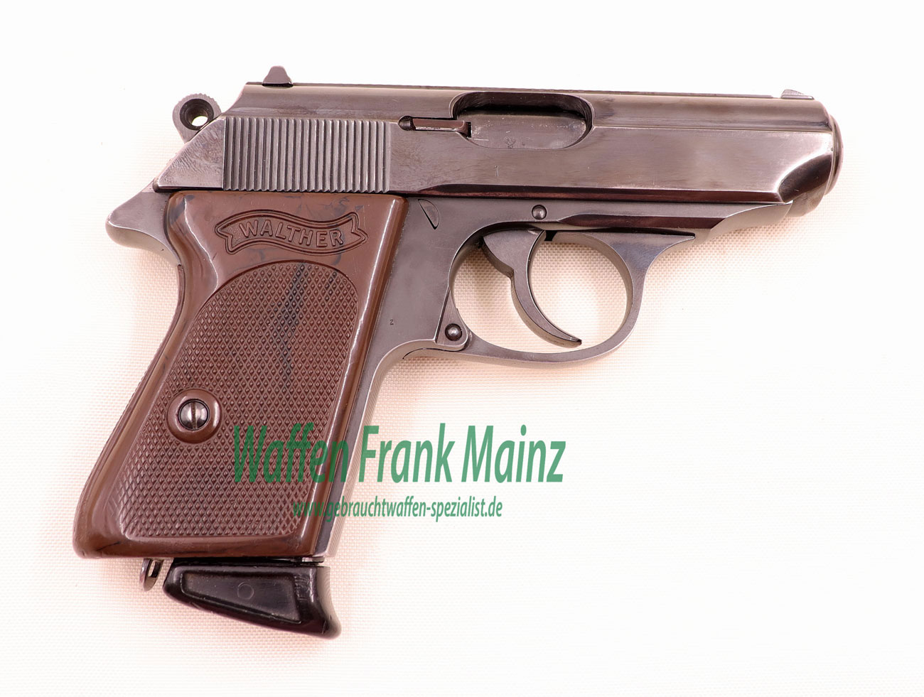 Walther - Ulm Md. PPK Stahl 7,65mm Browning/.32 ACP – Bild 2