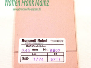 RWS (Dynamit AG) Nürnberg 6,45mm Berdanzündung